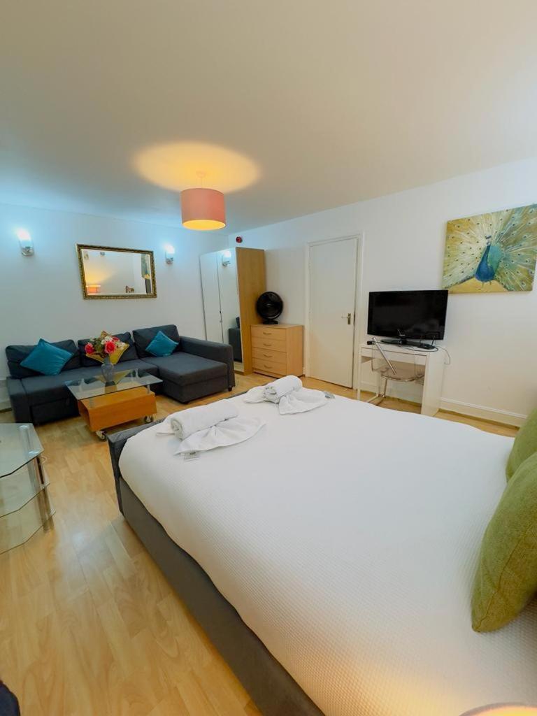 Bright Budget Studio Apartment In Central Londra Dış mekan fotoğraf